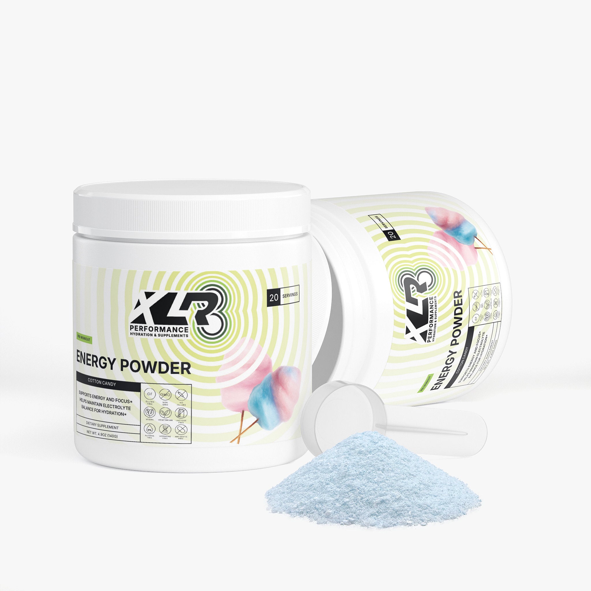 XLR8 Energy Powder (Cotton Candy)
