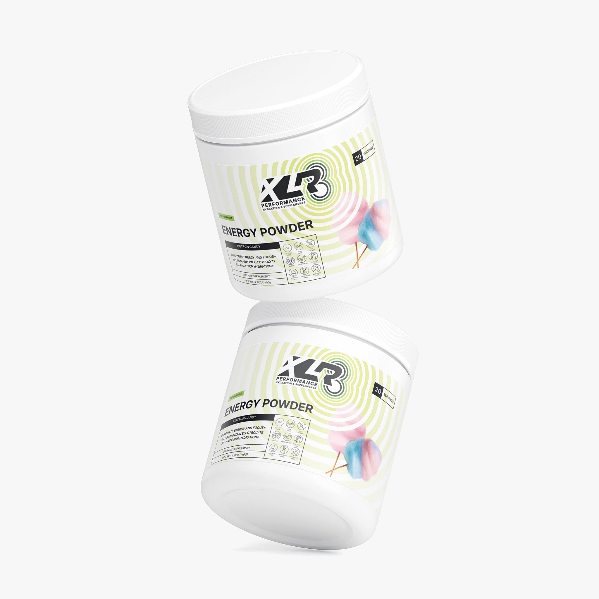 XLR8 Energy Powder (Cotton Candy)