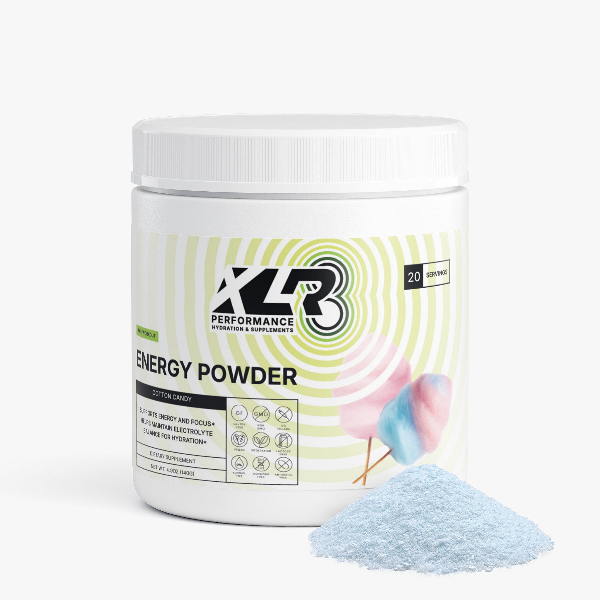 XLR8 Energy Powder (Cotton Candy)