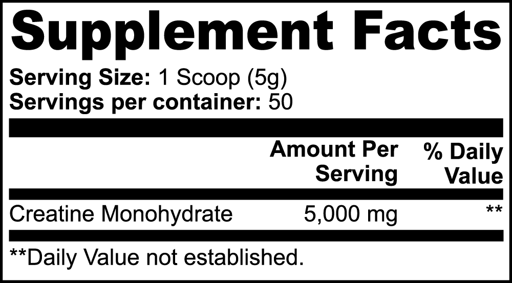 XLR8 Creatine Monohydrate