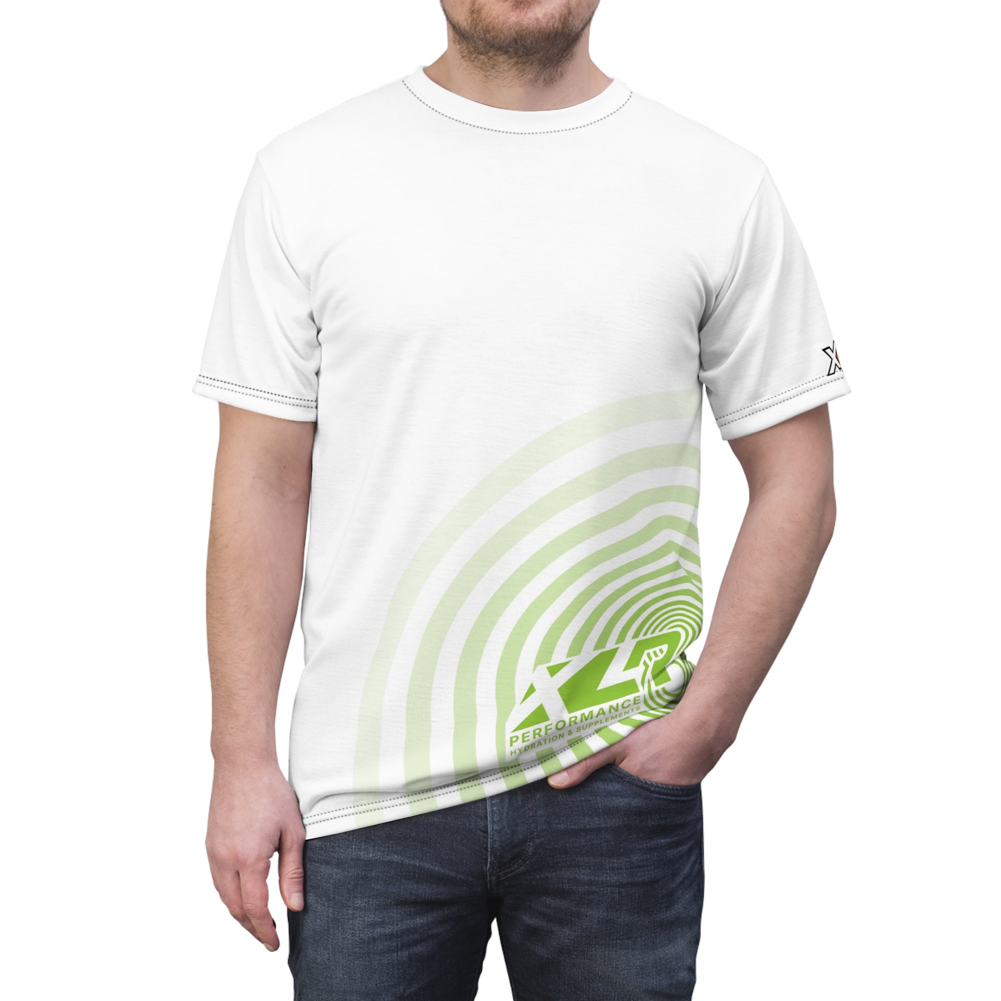 XLR8 Wave Performance Tee - White